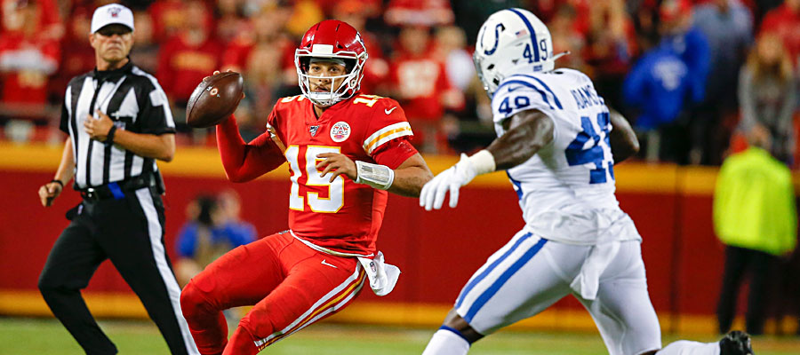 Chiefs - Colts → NFL Game Betting Odds & Predictions for Week 3